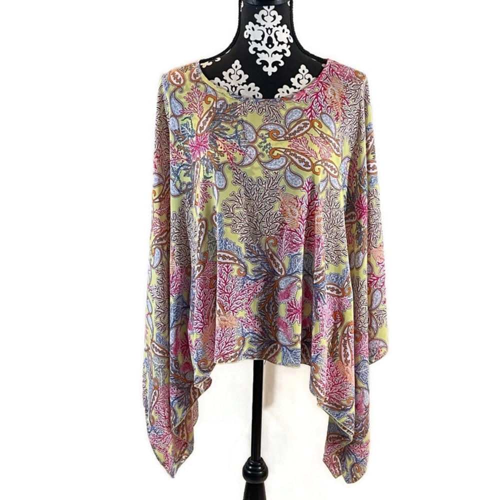 Cato Multicolored Asymmetrical Top